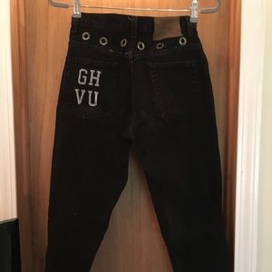custom calvin klein high waisted mom jeans